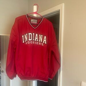 Vintage Indiana University Hoosiers Pullover Windbreaker in Mint Condition Large